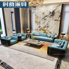 Sofa Shimu 035M – Sofa Gỗ Thông, Da Bò Cao Cấp, Phong Cách Tối Giản Kiểu Ý Cho Phòng Khách Hiện Đại