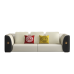Sofa da sang trọng nhẹ nhàng hậu hiện đại phong cách Hồng Kông lớn nhỏ biệt thự cao cấp sang trọng mẫu phòng nội thất Bentley kết hợp