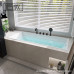 Biệt thự nhà sang trọng bồn tắm dành cho người lớn hình dạng đặc biệt bằng thép không gỉ acrylic phong cách nghệ thuật độc lập phong cách thiết kế