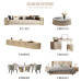 Ghế sofa da sang trọng hiện đại nhẹ nhàng phòng khách phong cách Ý căn hộ lớn thiết kế biệt thự cao cấp Mỹ dãy thẳng kết hợp mới