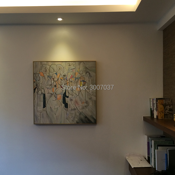Vẽ Tay Nhiều Màu Sắc Cô Gái Khỏa Thân Tranh Sơn Dầu Người Phụ Nữ Khỏa Thân Tranh Hiện Đại Trừu Tượng Treo Tường Hình Ảnh Cho Phòng Khách Tranh Canvas