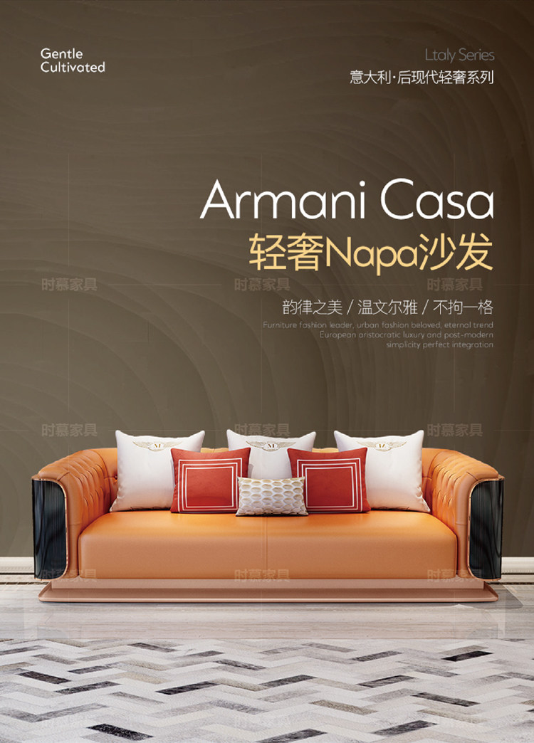 Sofa da sang trọng nhẹ nhàng hiện đại Nhà thiết kế người Ý cao cấp Bentley biệt thự lớn sang trọng kéo nút kết hợp sofa