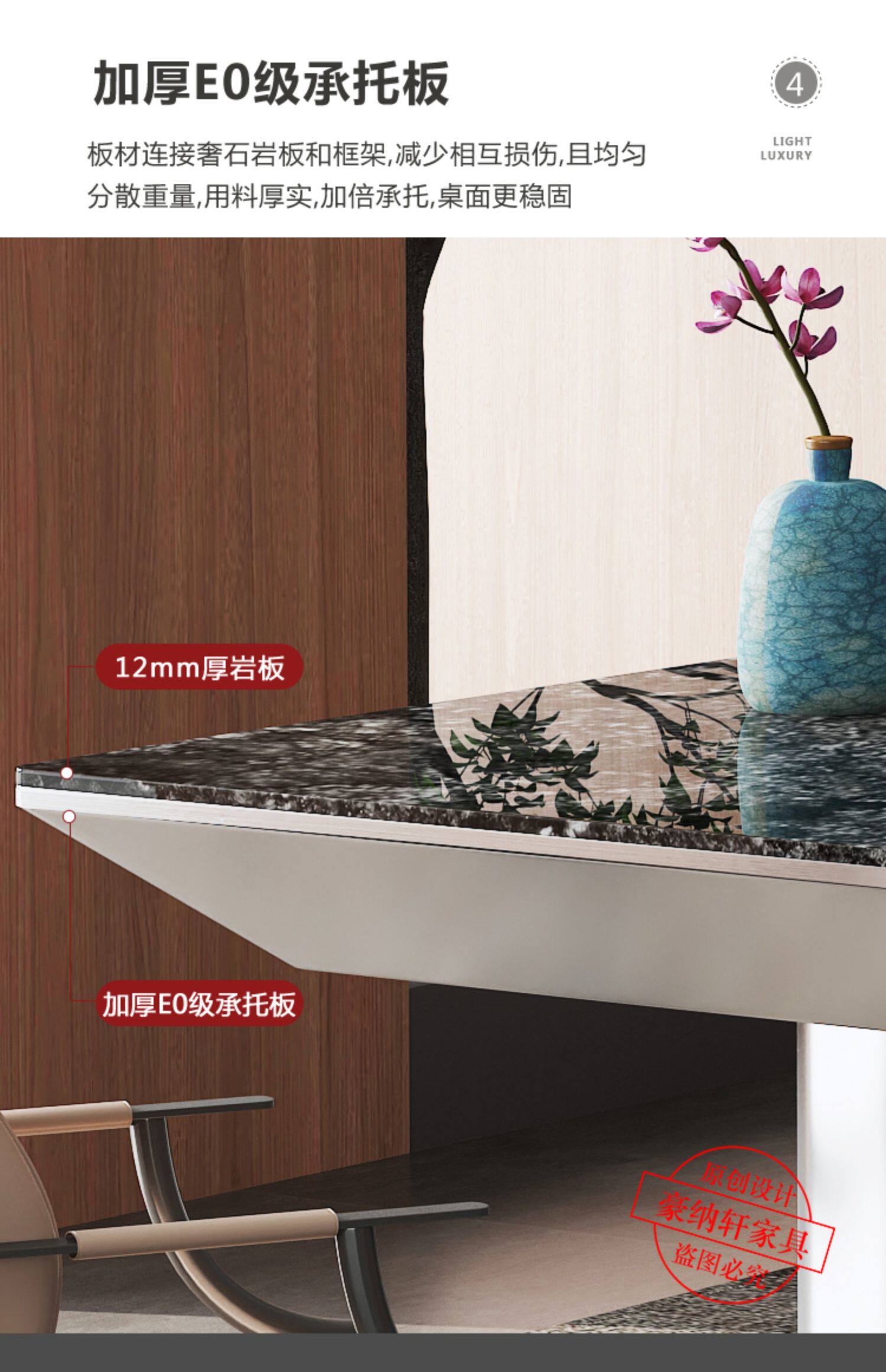 Bàn trà sang trọng bàn trà đá phiến hiện đại đơn giản bàn trà nhà văn phòng bàn trà cao cấp bàn trà lớn kết hợp ghế