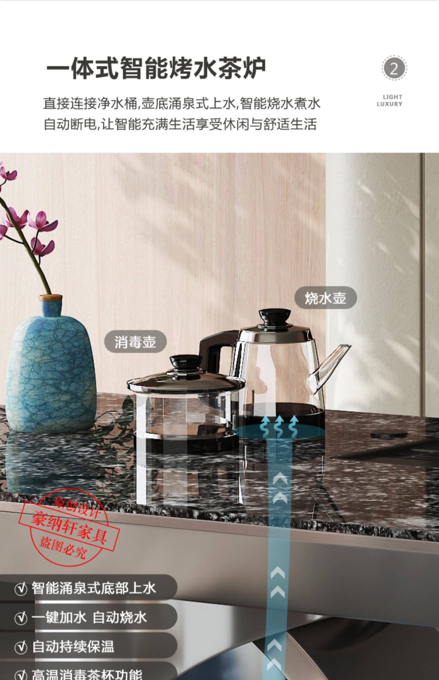 Bàn trà sang trọng bàn trà đá phiến hiện đại đơn giản bàn trà nhà văn phòng bàn trà cao cấp bàn trà lớn kết hợp ghế