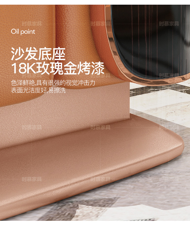 Sofa da sang trọng nhẹ nhàng hiện đại Nhà thiết kế người Ý cao cấp Bentley biệt thự lớn sang trọng kéo nút kết hợp sofa