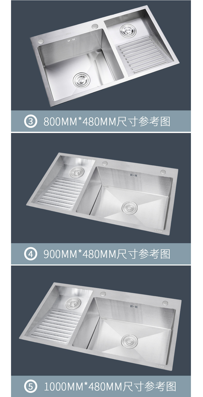 Bồn rửa mặt 304 ban công, bồn giặt hồ bơi, tủ giặt bằng thép không gỉ tích hợp tủ phòng tắm, sàn có bồn rửa mặt