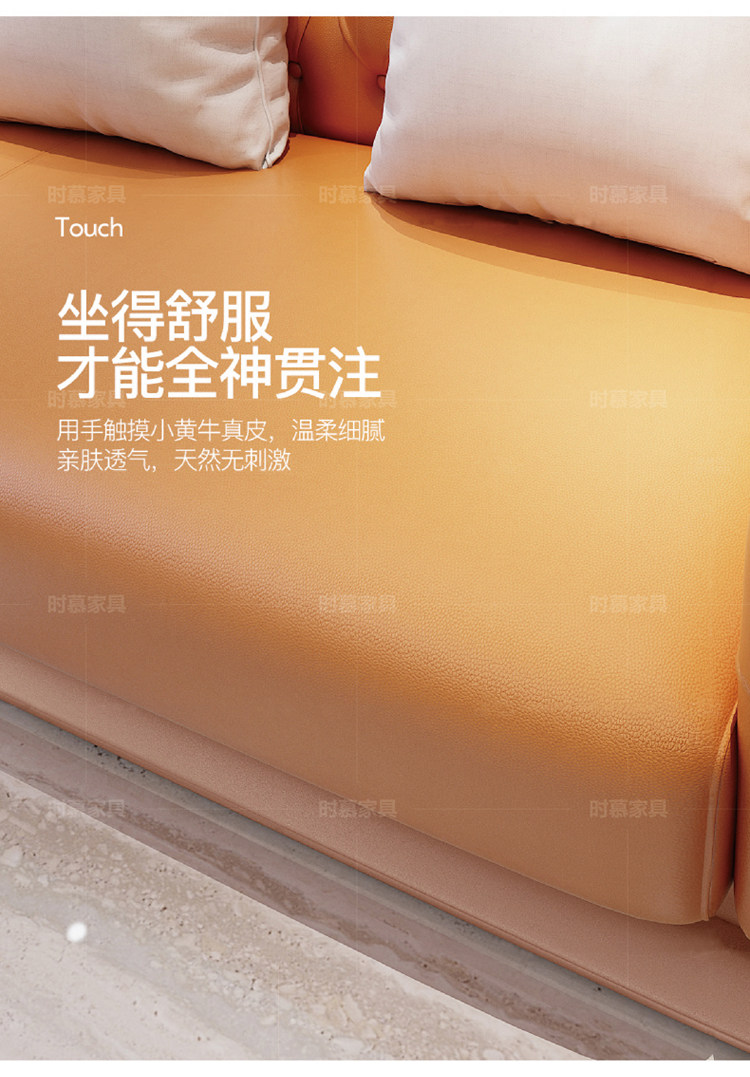 Sofa da sang trọng nhẹ nhàng hiện đại Nhà thiết kế người Ý cao cấp Bentley biệt thự lớn sang trọng kéo nút kết hợp sofa