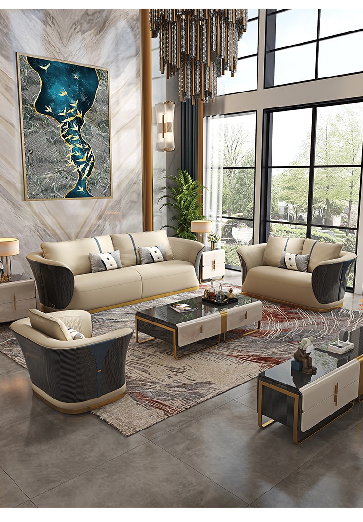 Sofa Shimu 8024 – Sofa Gỗ Thông Da Bò Cao Cấp, Phong Cách Ý Tối Giản Sang Trọng