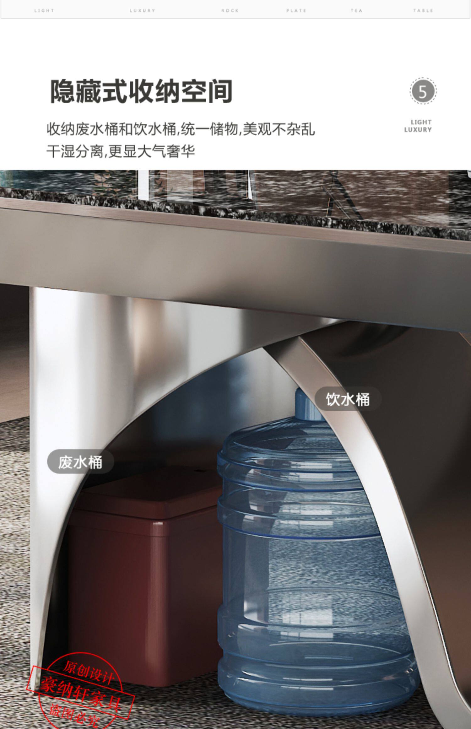 Bàn trà sang trọng bàn trà đá phiến hiện đại đơn giản bàn trà nhà văn phòng bàn trà cao cấp bàn trà lớn kết hợp ghế