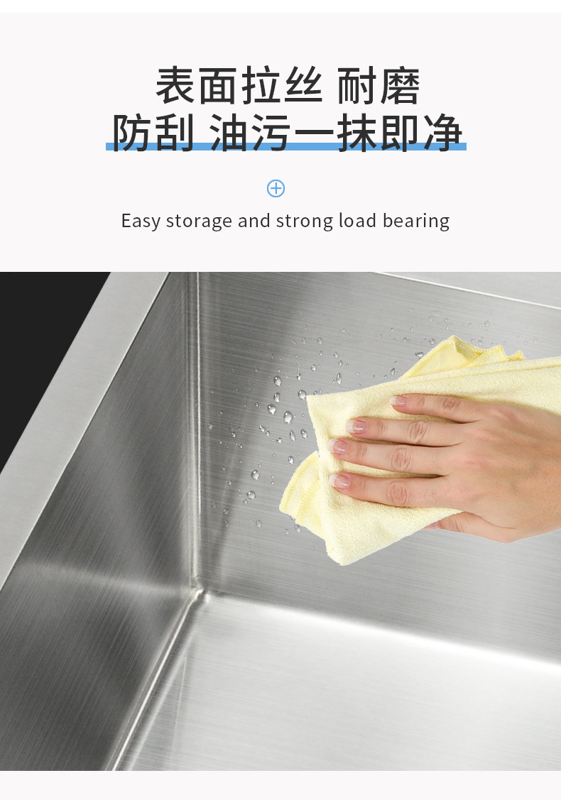 Bồn rửa mặt 304 ban công, bồn giặt hồ bơi, tủ giặt bằng thép không gỉ tích hợp tủ phòng tắm, sàn có bồn rửa mặt