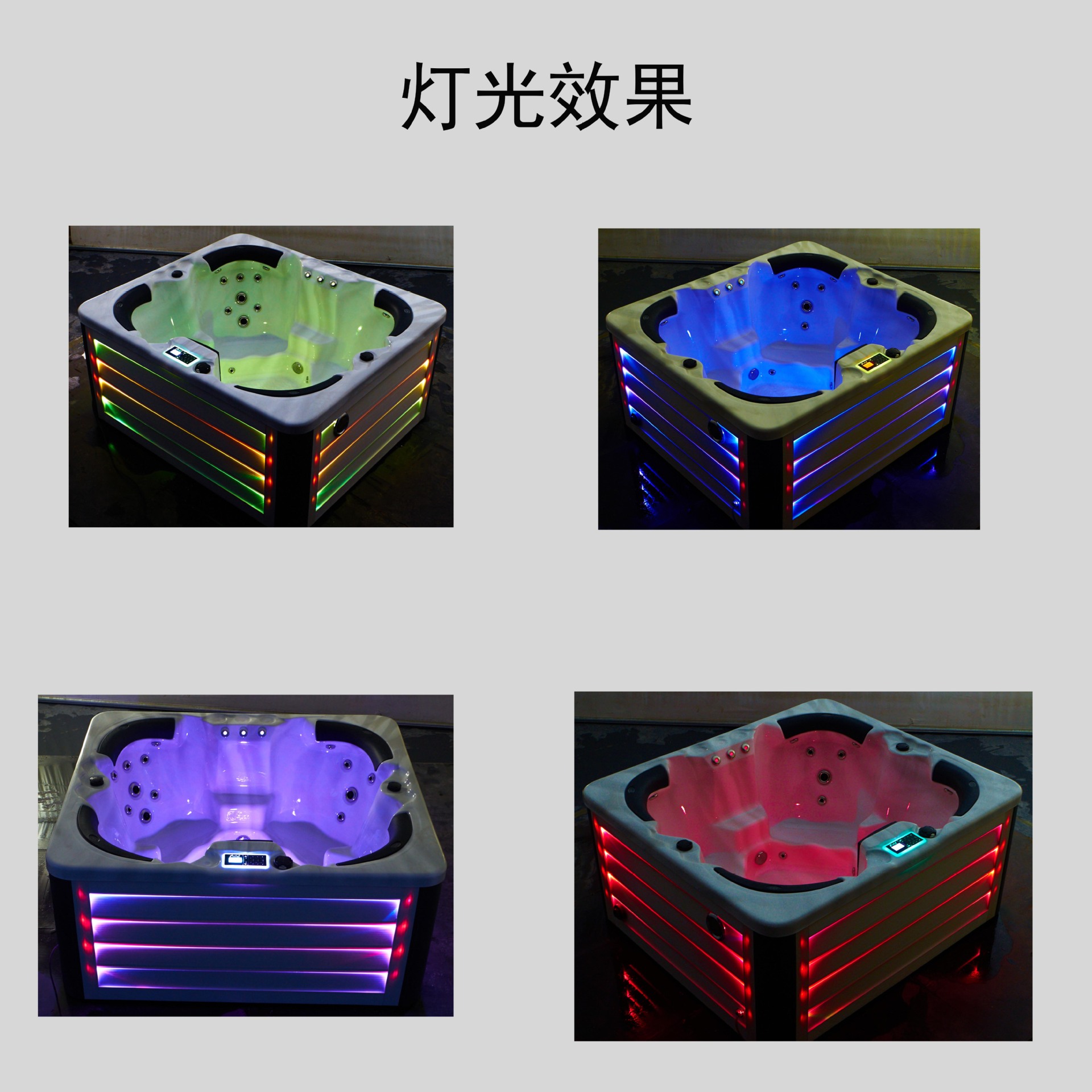 Bể massage mini 2 người bồn tắm nhiệt độ không đổi thông minh hồ bơi massage thủy lực bồn tắm bong bóng bồn tắm massage SPA
