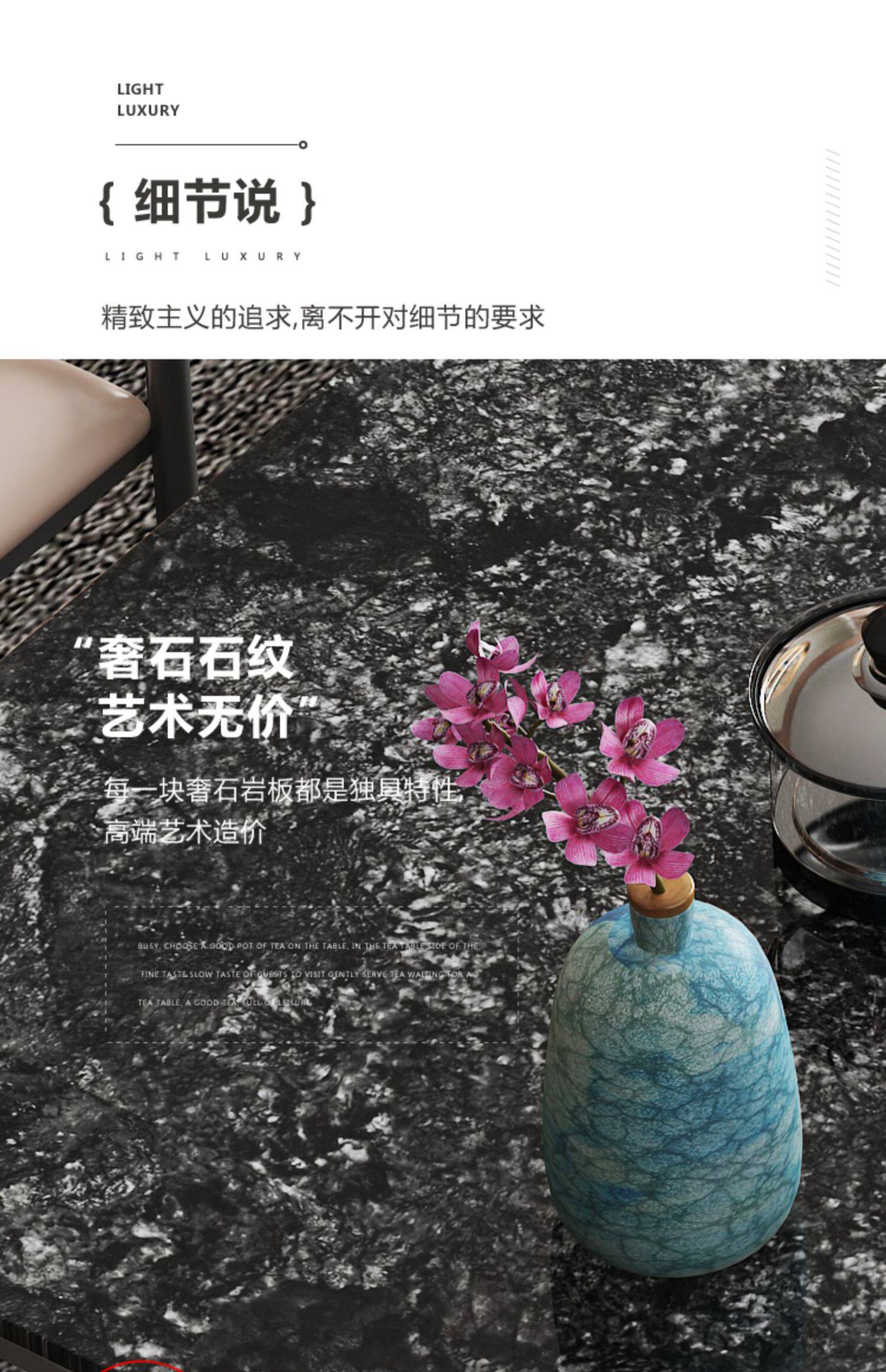 Bàn trà sang trọng bàn trà đá phiến hiện đại đơn giản bàn trà nhà văn phòng bàn trà cao cấp bàn trà lớn kết hợp ghế