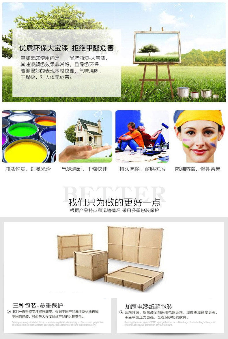 Giường Châu Âu gỗ chắc chắn giường đôi sang trọng giường vua 1.8 mét biệt thự nội thất phòng ngủ chính cung điện Pháp giường