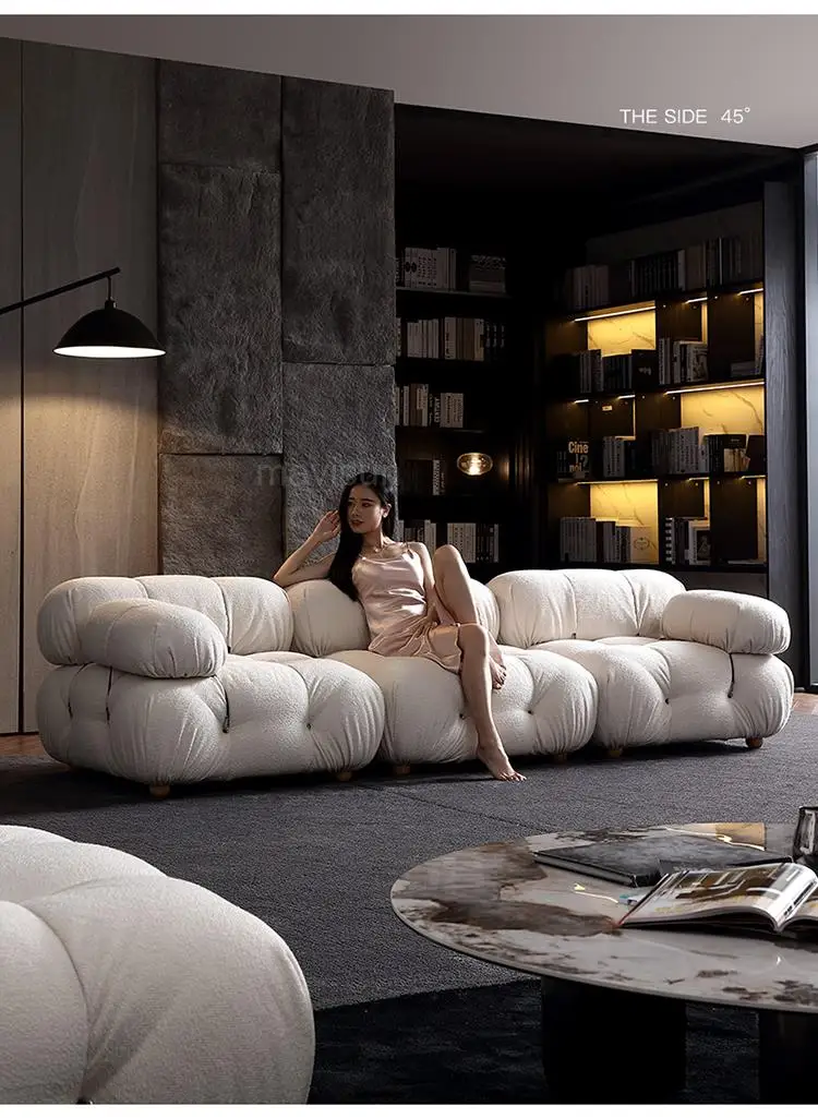 Trung Quốc mới chất lượng cao tùy chỉnh ánh sáng sang trọng thiết kế giường sofa mô-đun nội thất gia đình