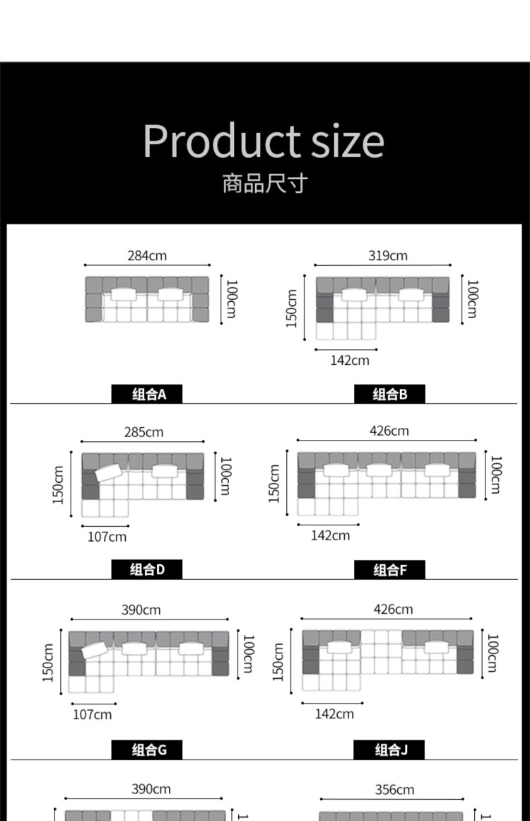 Công nghệ tối giản của Ý vải nhẹ ghế sofa nghệ thuật kích thước quá lớn nội thất phòng khách gia đình của tem bưu chính safa