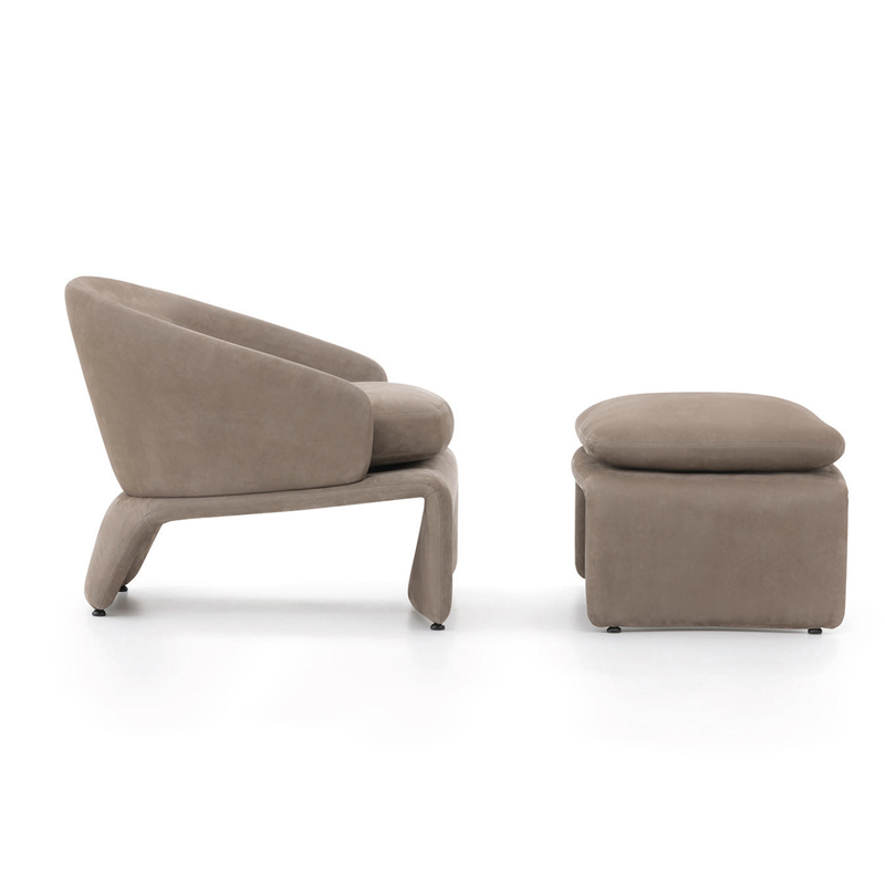 Sofa Vải Ban Công Phòng Khách Nhung Thiết Kế Đơn Giản Ghế Bành Cá Nhân Ghế Sofa Đơn Ghế Pouf Tay Lửng Divano Nội Thất Gia Đình