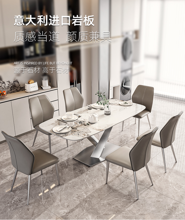 Phòng Khách Phòng Ăn Bộ Kết Hợp Nhà Thiết Kế Bắc Âu Bếp Bàn Vuông Hiện Đại Conjuntos De Salas De Jantar Nội Thất Gia Đình