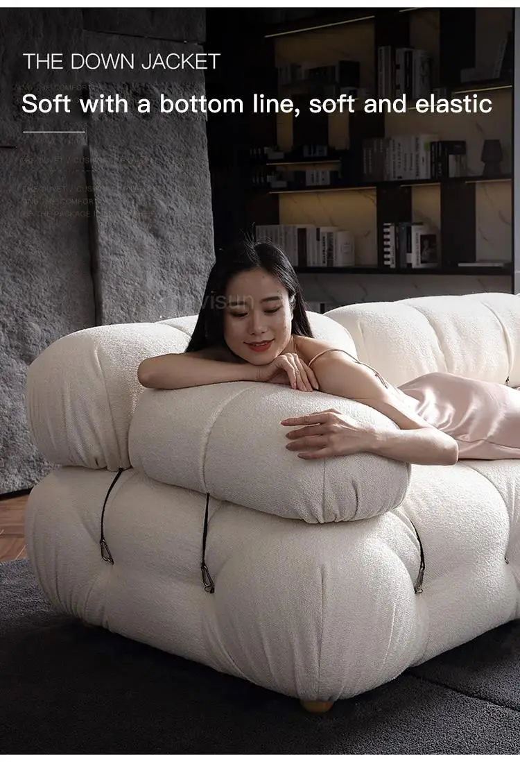 Trung Quốc mới chất lượng cao tùy chỉnh ánh sáng sang trọng thiết kế giường sofa mô-đun nội thất gia đình