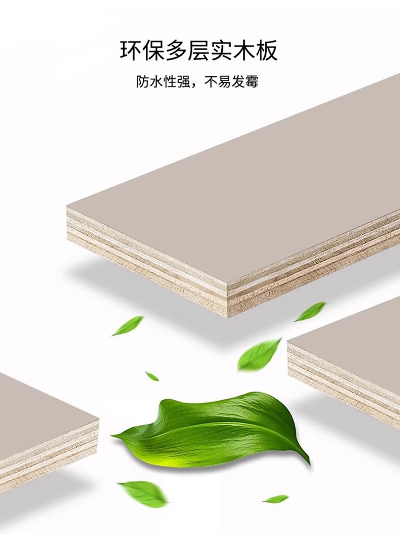 Tủ phòng tắm Nội thất thông minh Phong cách kem Ánh sáng sang trọng Bảng đá Chậu rửa mặt Liền mạch Rửa tay bằng gốm sứ Mặt tủ