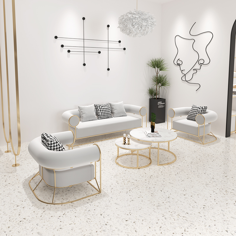 Xanh Nhà Hát Bộ Sofa Bắc Âu Ghế 3 Chỗ Vải Plus Kích Thước Giáng Sinh Ghế Dài Ăn Sofa Thẳng 2 Trung Tâm Nội Thất