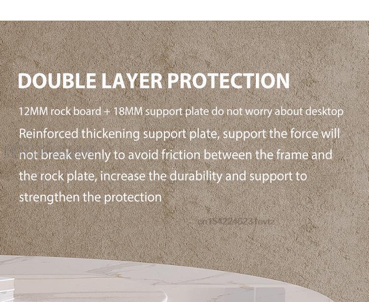 Bộ phòng ăn bằng gỗ Tấm đá ổn định 12 mm và độ dày 18mm của tấm đế Bàn bếp tròn Bàn bếp tròn có bàn xoay 360 °