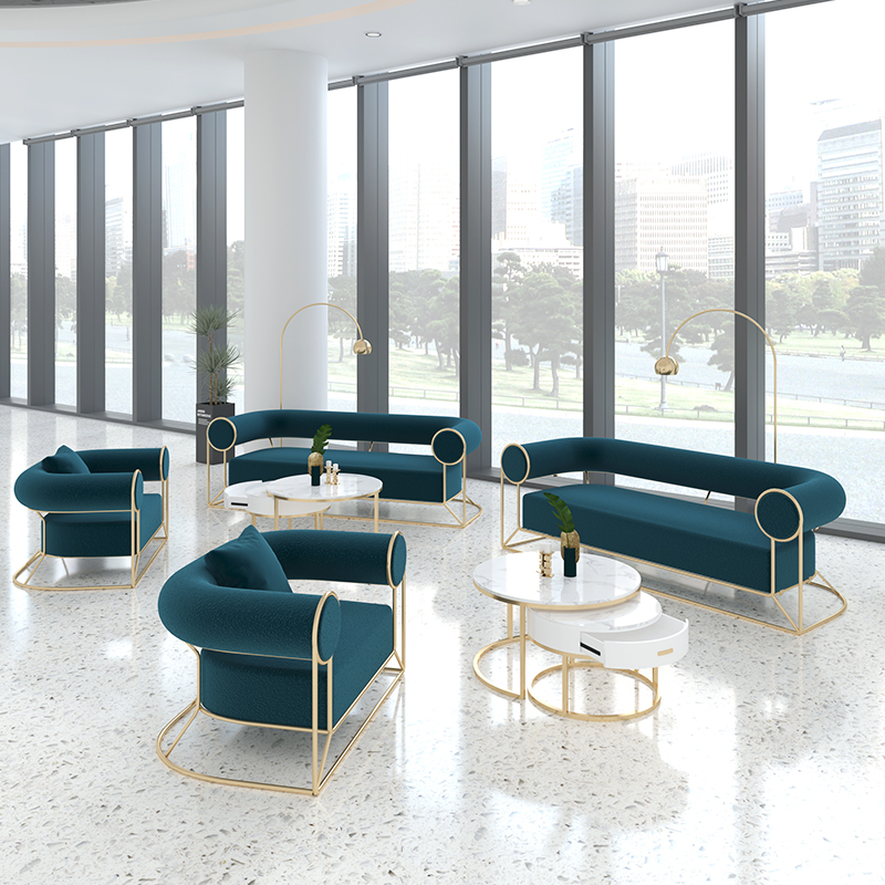 Xanh Nhà Hát Bộ Sofa Bắc Âu Ghế 3 Chỗ Vải Plus Kích Thước Giáng Sinh Ghế Dài Ăn Sofa Thẳng 2 Trung Tâm Nội Thất