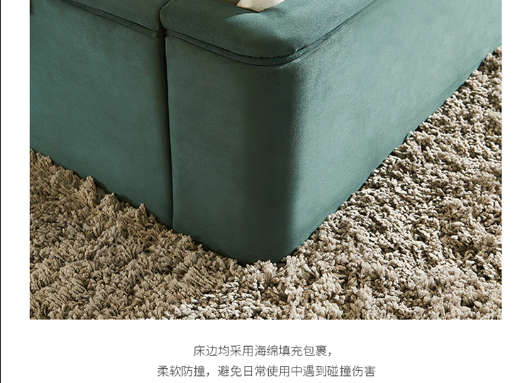Giường đôi biệt thự da cao cấp 1,8m hiện đại sang trọng Phòng ngủ chính giường cưới tùy chỉnh cao cấp