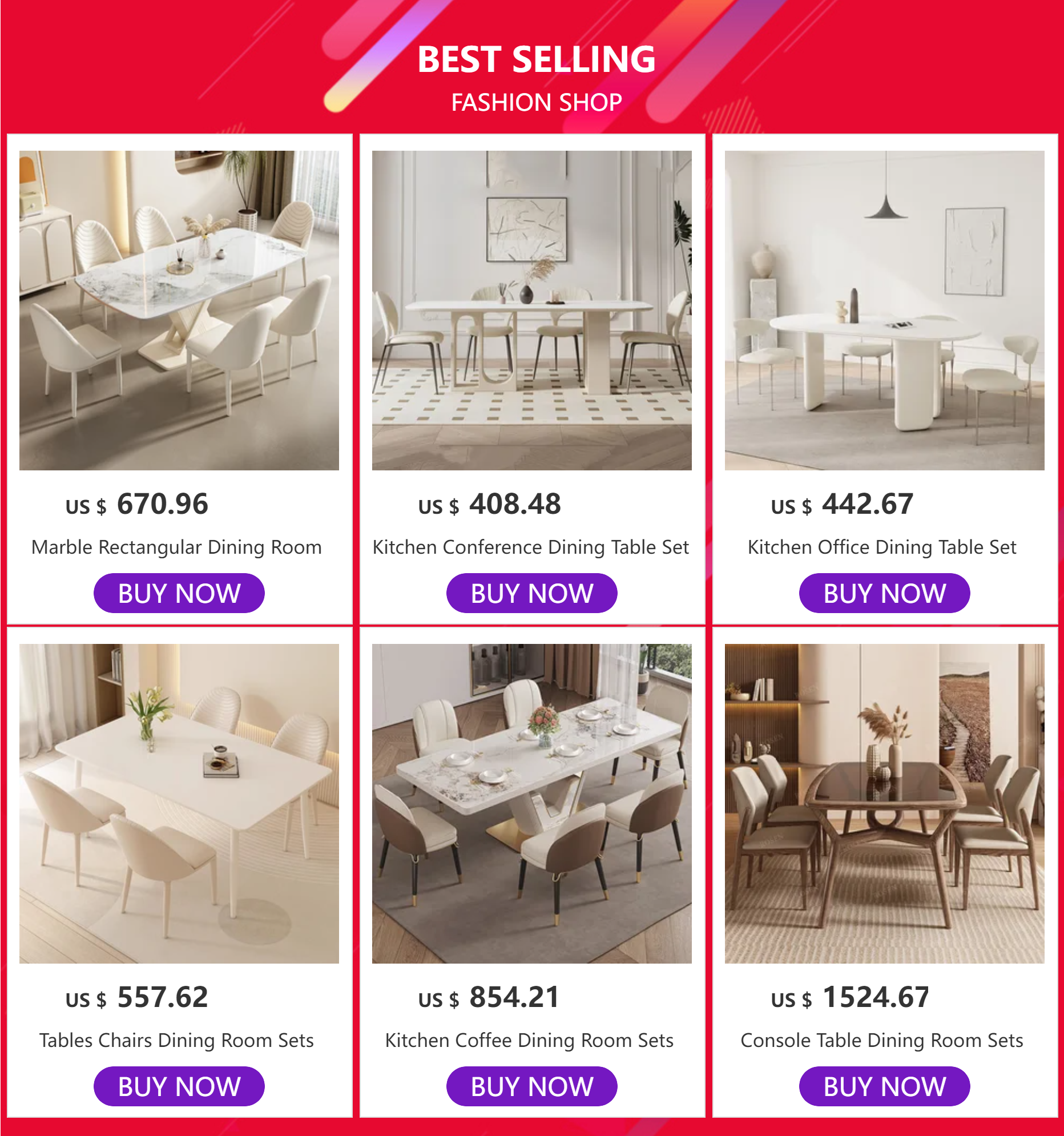 Bàn Console Bộ phòng ăn Cà phê Phòng khách Nhà hàng Bếp Ghế cao cấp Bộ phòng ăn Đá cẩm thạch Mueble Nội thất