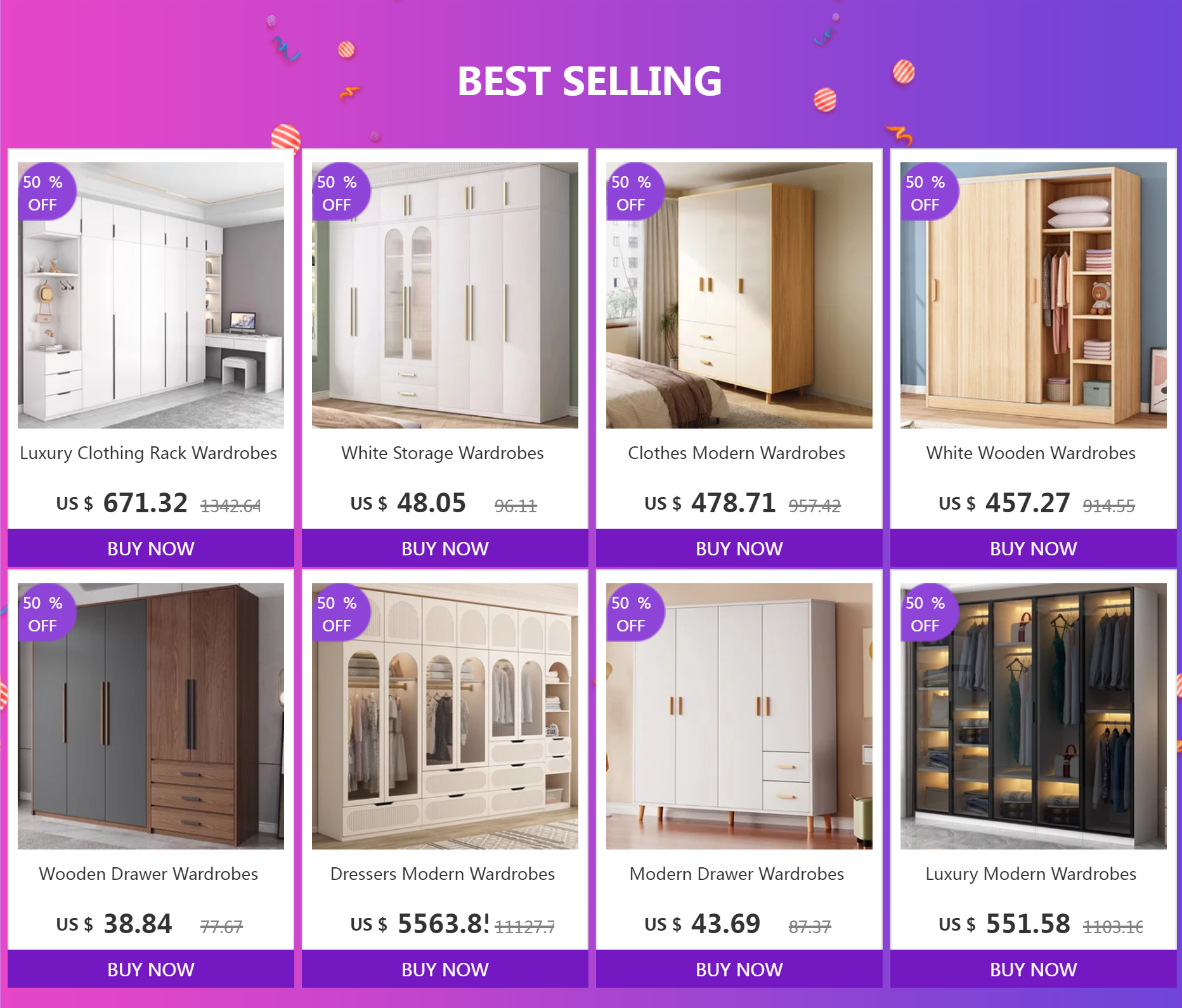 Trưng bày Tủ quần áo có ngăn kéo Thép hiện đại Treo Tủ quần áo căn hộ Miễn phí vận chuyển Lưu trữ Mueble Para Colgar Ropa Nội thất gia đình