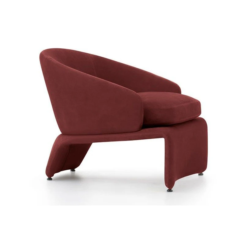Sofa Vải Ban Công Phòng Khách Nhung Thiết Kế Đơn Giản Ghế Bành Cá Nhân Ghế Sofa Đơn Ghế Pouf Tay Lửng Divano Nội Thất Gia Đình