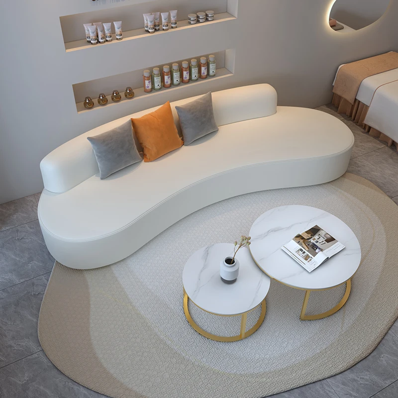 Phòng Chờ Sofa Lười Giường Bắc Âu Hiện Đại Ngủ Trẻ Em Ghế Sofa Chống Bẹp Đầu Sang Trọng Mô Đun Puf Sillones Bộ Bàn Ghế Phòng Khách SQC
