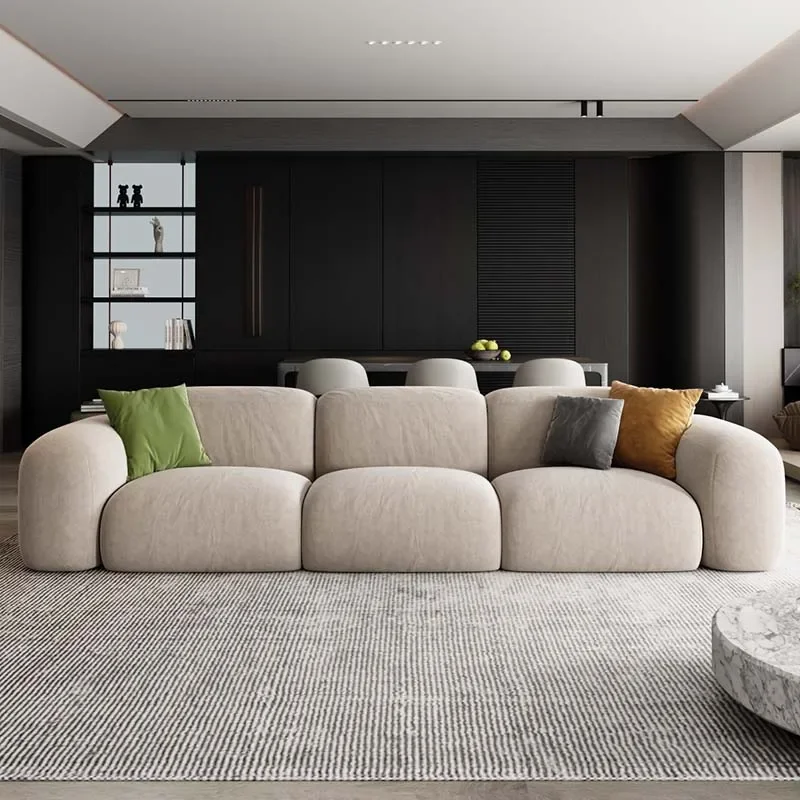 Ghế Sofa Phòng Khách Hiện Đại Tối Giản Mặt Cắt Puff Sofa Góc Phòng Chờ Thoải Mái Divano Soggiorno Di Lusso Nội Thất Cao Cấp