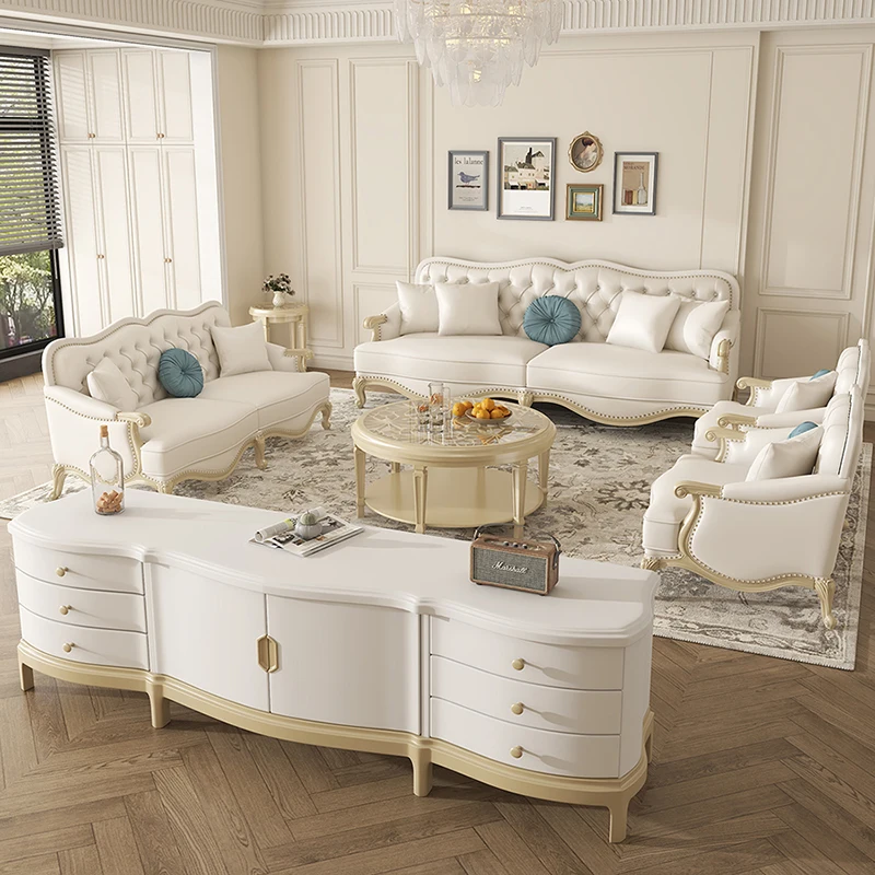 Hiện Đại Ghế Sofa Có Thể Ngả Xốp Thiết Kế Bắc Âu Bộ Ghế Sofa Phòng Khách Co Giãn Trắng Juego De Muebles Para Sala Nội Thất Gia Đình