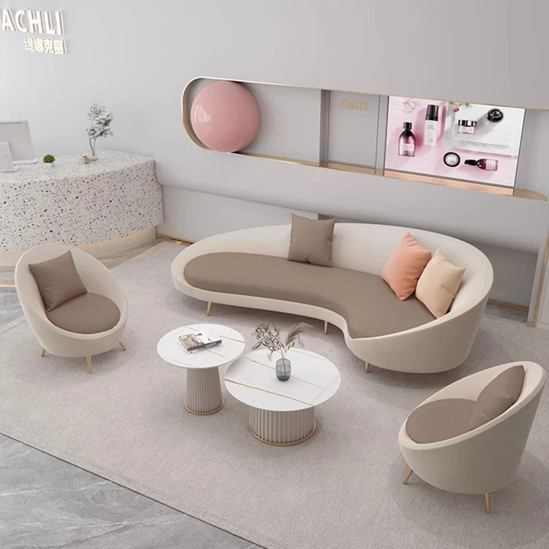 Thư giãn Ấm cúng Ghế sofa lạ mắt Phòng khách Bắc Âu hiện đại Ghế tựa Lười Puffs Sofa Chaise Lounge Tầng Nội thất Divani Da Soggiorno