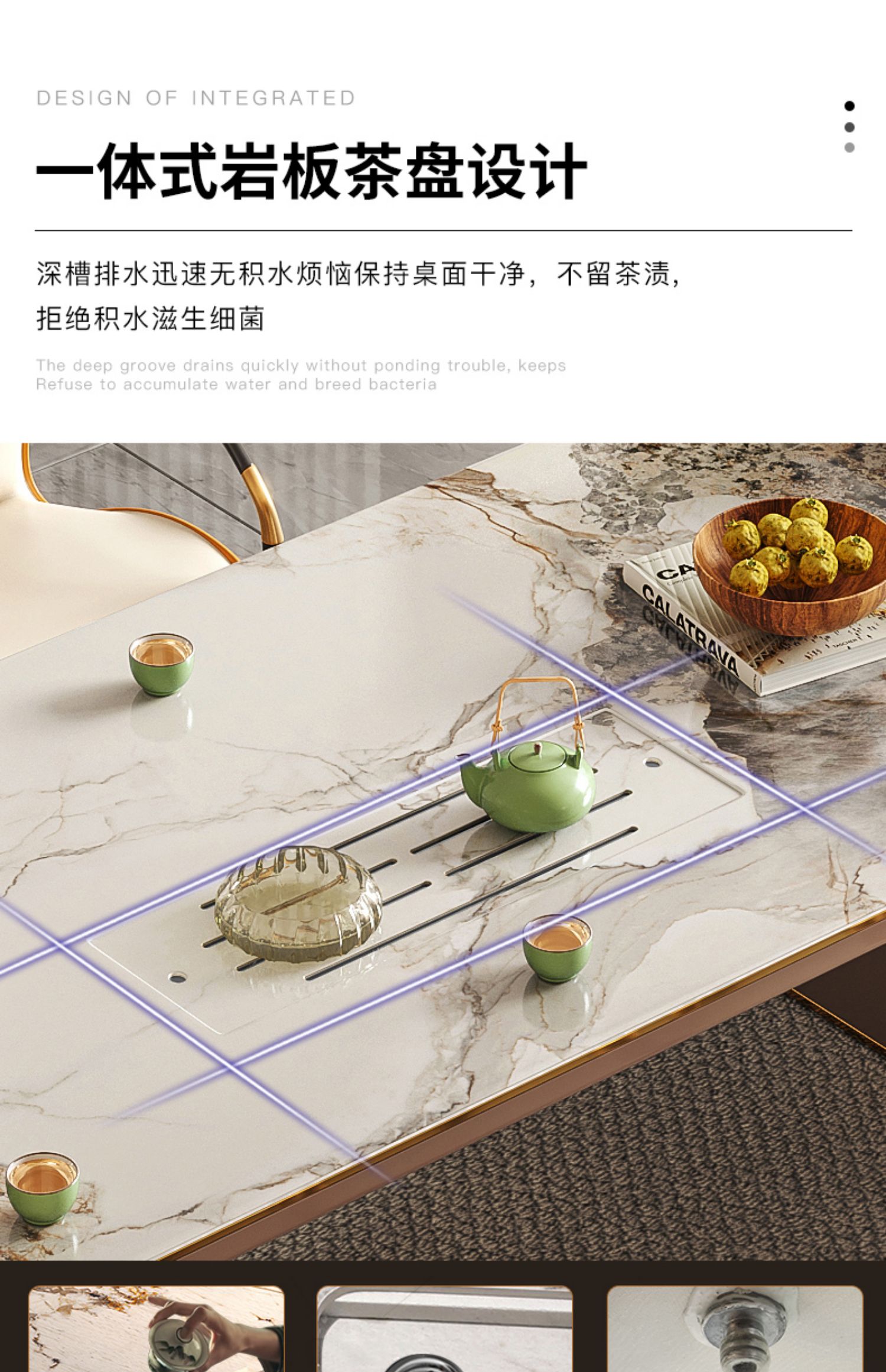 Dinning Bộ Bàn Ăn Hiện Đại Tay Cầm Trang Điểm Cao Cấp Bàn Ăn Ghế Bộ Bàn Travertin Nội Thất Phòng Ăn XF20XP