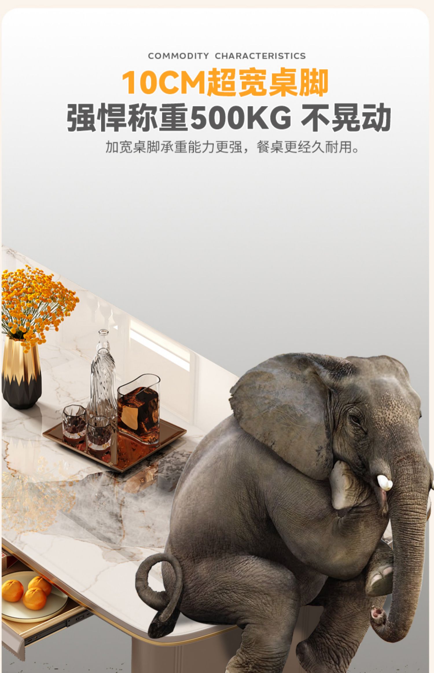 Bộ bàn trang điểm Bộ ghế Khách sạn Đá cẩm thạch Tiếp tân Bàn bên máy tính 8 người Mesa Comedor Bàn cà phê