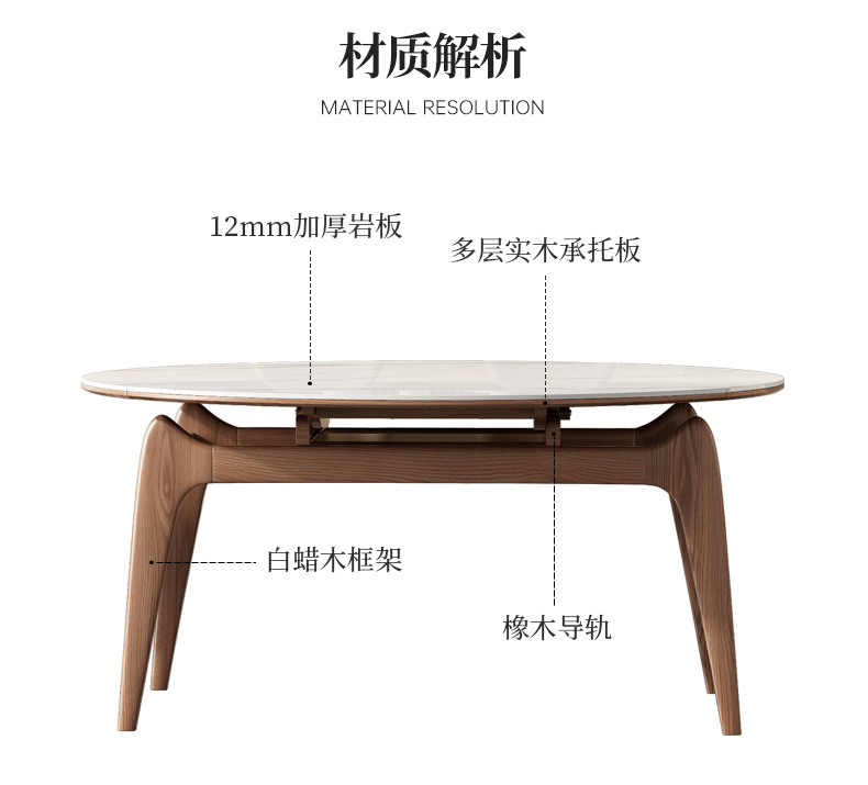 Hình Bầu Dục Trắng Bàn Ăn Bắc Âu Đá Cẩm Thạch Thiết Kế Chịu Nhiệt Bàn Ăn Đá Cẩm Thạch Tối Giản Bàn Một Máng Cỏ Nội Thất Nhà Bếp