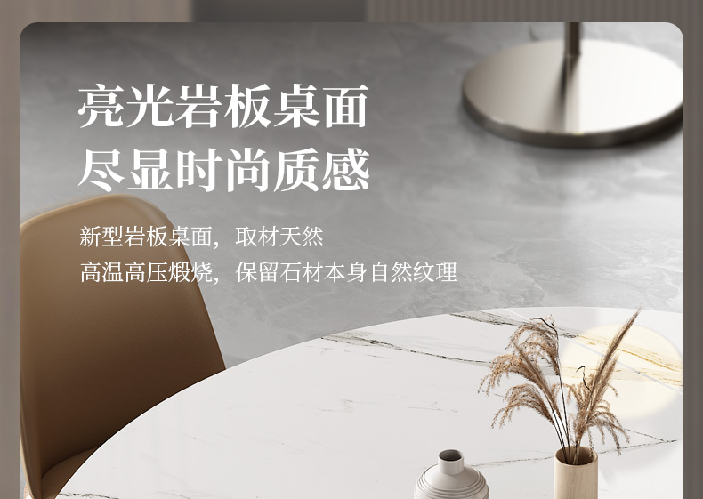 Hình Bầu Dục Trắng Bàn Ăn Bắc Âu Đá Cẩm Thạch Thiết Kế Chịu Nhiệt Bàn Ăn Đá Cẩm Thạch Tối Giản Bàn Một Máng Cỏ Nội Thất Nhà Bếp