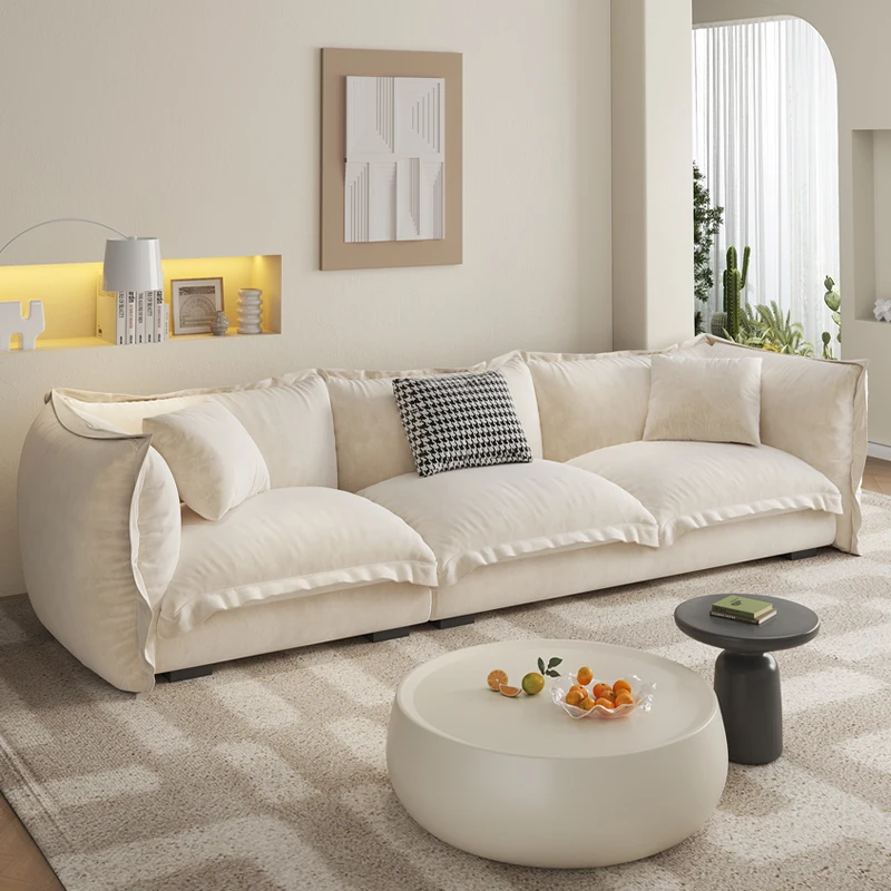 Mềm Mại Thoải Mái Sofa Tối Giản Thanh Lịch Hiện Đại Puff Thiết Kế Sofa Phòng Ngủ Lười Thư Giãn Sofy Do Salonu Nội Thất Nhật Bản