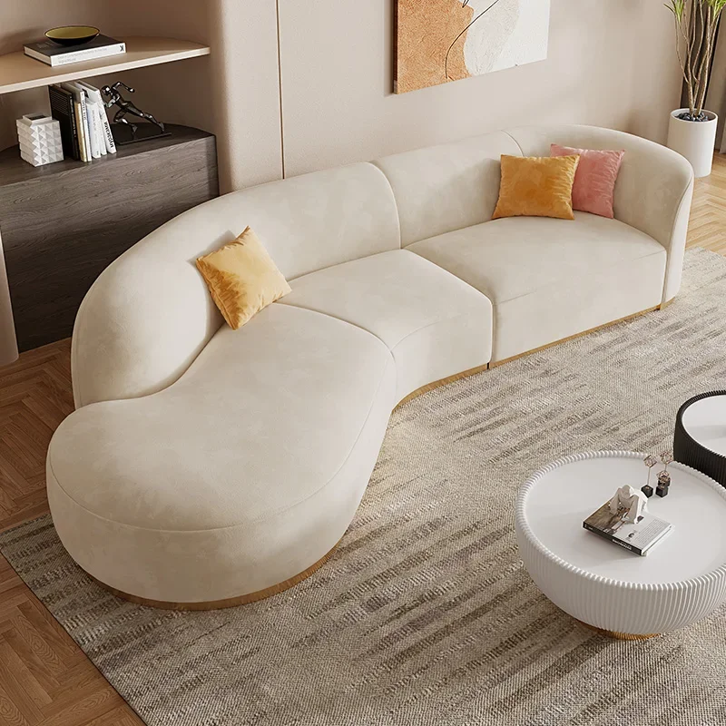 Puff mềm Sofa Hiện Đại Thoải Mái Ngả Sang Trọng Thiết Kế Tối Giản Sofa Lười Thư Giãn Woonkamer Banken Nội Thất Gia Đình